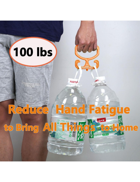 Porta Bolsas de Compras Phininia Naranja 2 Piezas Soporta 45kg