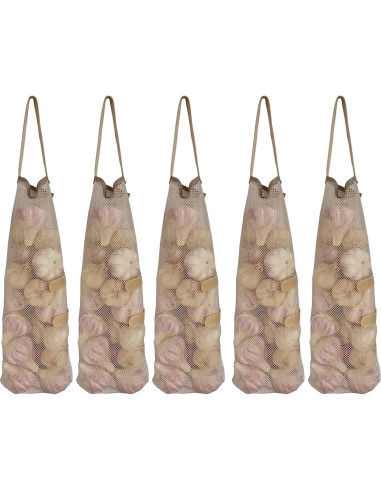 Bolsas de Almacenamiento Colgantes Ahyuan - 5 Piezas para Frutas y Verduras
