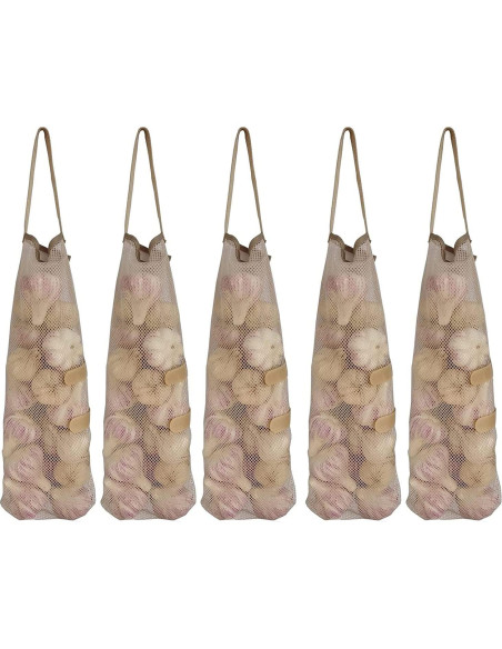 Bolsas de Almacenamiento Colgantes Ahyuan - 5 Piezas para Frutas y Verduras