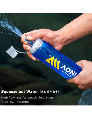 Botella Plegable YAPJEB 500ml TPU Boca Ancha Libre BPA