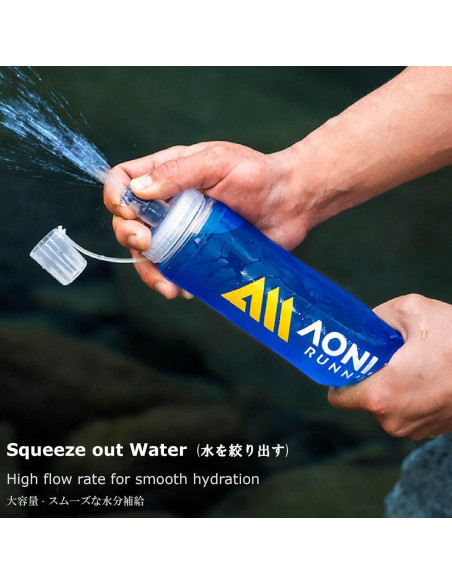 Botella Plegable YAPJEB 500ml TPU Boca Ancha Libre BPA