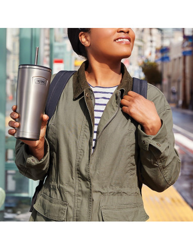 Vaso Frío Aislado THERMOS Serie Icon 0.68L Acero Mate