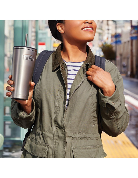 Vaso Frío Aislado THERMOS Serie Icon 0.68L Acero Mate Vaso Frío Aislado THERMOS Serie Icon 0.68L Acero Mate