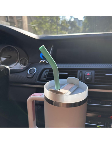 Paquete de 6 Pajitas Reutilizables de Acero Inoxidable Sztumbo