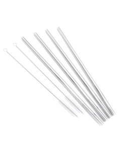 Set de Pajitas Reutilizables GFDesign 30.48 cm Acero Inoxidable