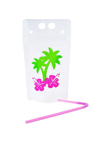 Bolsas de Bebida Colapsables 25 Piezas Fun Express 473 ml