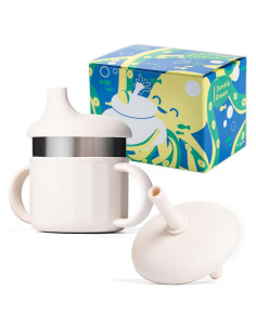 Vaso Antivuelco Jumble Dream 198ml Silicona Acero Inoxidable