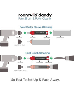 Limpiador de Brochas y Rodillos Roamwild Dandy PRO 2 en 1 2