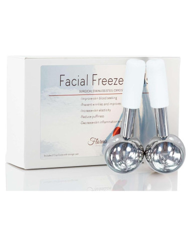 Bastones Cryo Floraison de Acero Inoxidable para Facial y Cuerpo