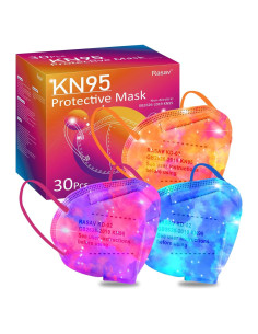 Mascarillas KN95 Multicolor 5 Capas Rasav - Protección Salud