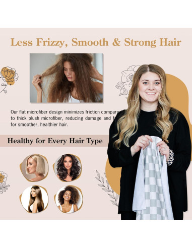 Toalla de Microfibra para Cabello BlairCo 107x66 cm Anti-Frizz