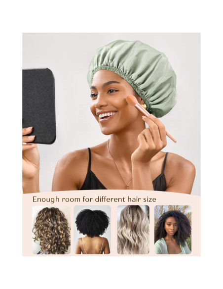 Gorro de Ducha Impermeable Yanibest Reutilizable Verde Gorro de Ducha Impermeable Yanibest Reutilizable Verde