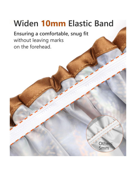 Gorro de Ducha Reutilizable Mikimini XL Marrón Geométrico Gorro de Ducha Reutilizable Mikimini XL Marrón Geométrico