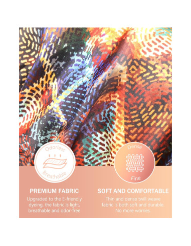 Gorro de Ducha Reutilizable Mikimini XL Marrón Geométrico