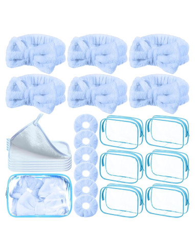 Conjunto de Fiesta de Spa 24 Piezas Mimorou Azul