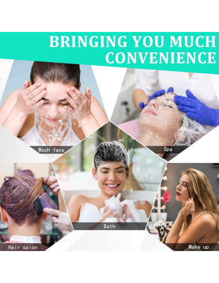 Gorros de Ducha Desechables Rotema - 40 Unidades Impermeables Gorros de Ducha Desechables Rotema - 40 Unidades Impermeables