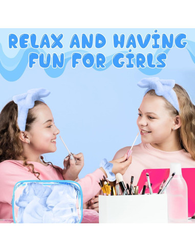 Conjunto de Fiesta de Spa 24 Piezas Mimorou Azul