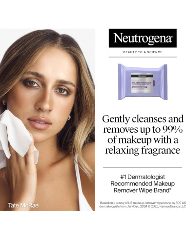 Toallitas Desmaquillantes Neutrogena Noche 25 Unidades