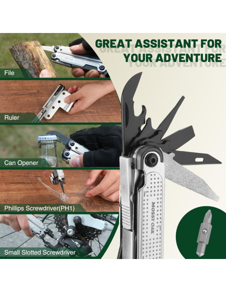 Multiherramienta MOSSY OAK 20-en-1 Acero Inoxidable