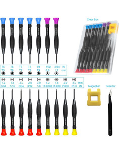 Juego de Destornilladores de Precisión 18 Piezas Lengnoyp 2