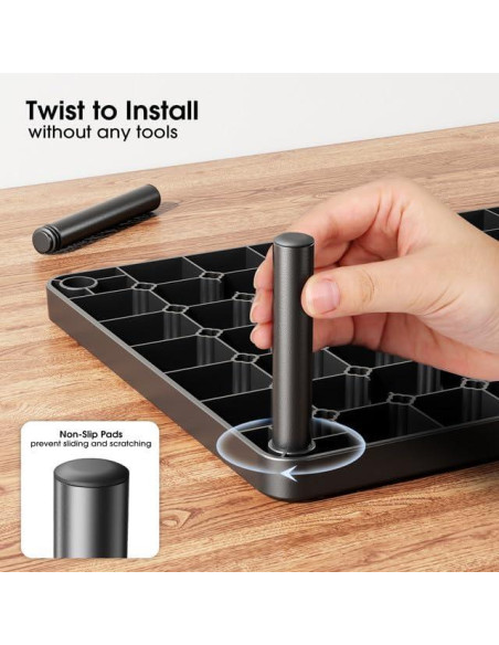 Soporte Ergonómico para Monitor WiseBegan 35.8x23.9cm