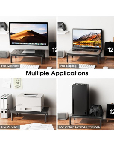 Soporte Ergonómico para Monitor WiseBegan 35.8x23.9cm