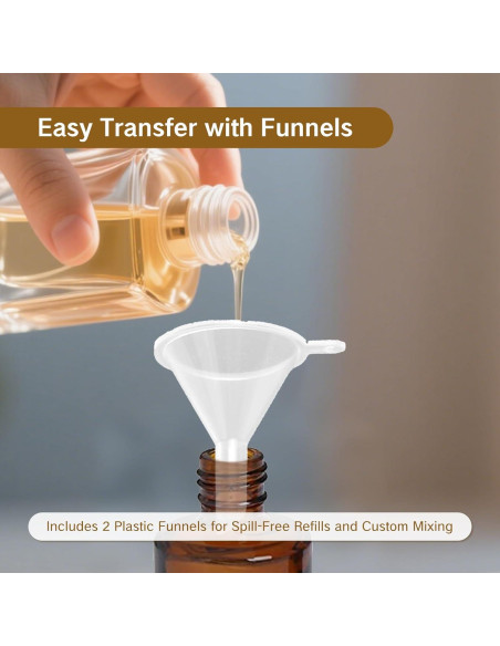 2 Botellas Vacías de Esmalte de Uñas KMYZQDV 15ml con Brocha