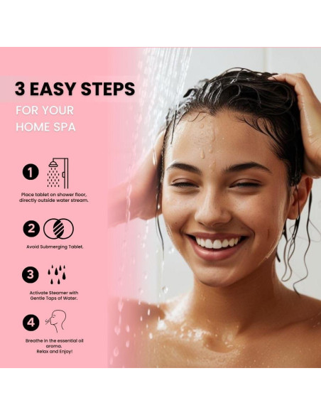 Vaporizador de Ducha Aromaterapia MimoPop - 6 Cubos Orgánicos