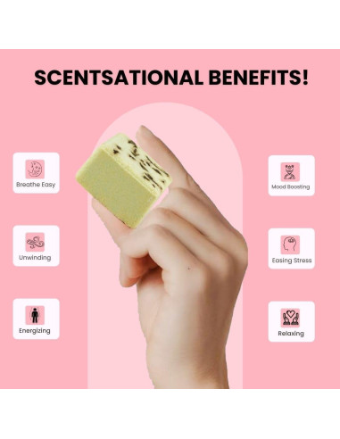 Vaporizador de Ducha Aromaterapia MimoPop - 6 Cubos Orgánicos