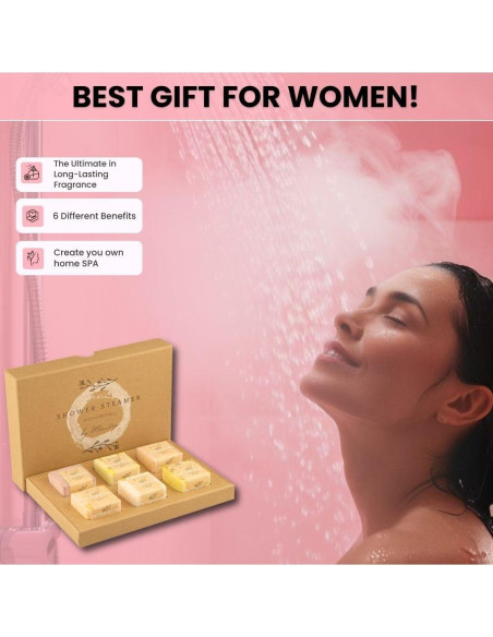 Vaporizador de Ducha Aromaterapia MimoPop - 6 Cubos Orgánicos