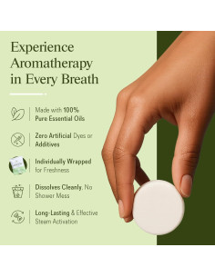 Bombas de Ducha Aromaterapia Romancy - Eucalipto, Menta y Cítricos 2