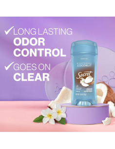 Desodorante Antitranspirante Secret Fresh Coco 74.8 g Gel 2