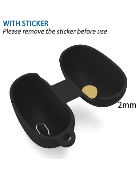 Funda Protectora de Silicona para FreeClip NOOETAH Negra