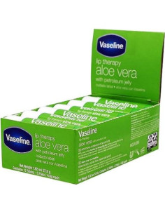 Bálsamo Labial Vaseline Aloe Vera - Caja 12 Unidades 2