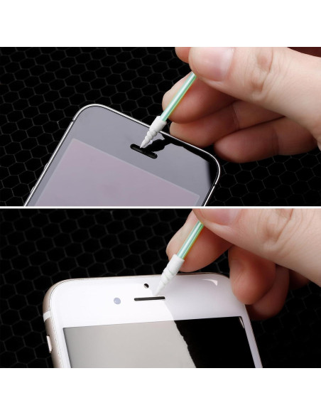 Chinco 200 Hisopos de Limpieza Espuma 65mm Verde para Electrónica