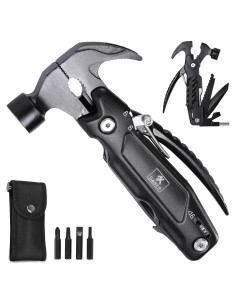 Martillo Multi-Herramienta 15 en 1 Sawkit Compacto Negro