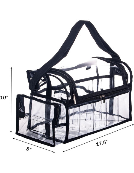 Bolsa Grande Profesional de PVC Transparente Remobia Hicol 44x25cm Bolsa Grande Profesional de PVC Transparente Remobia Hicol 44x25cm