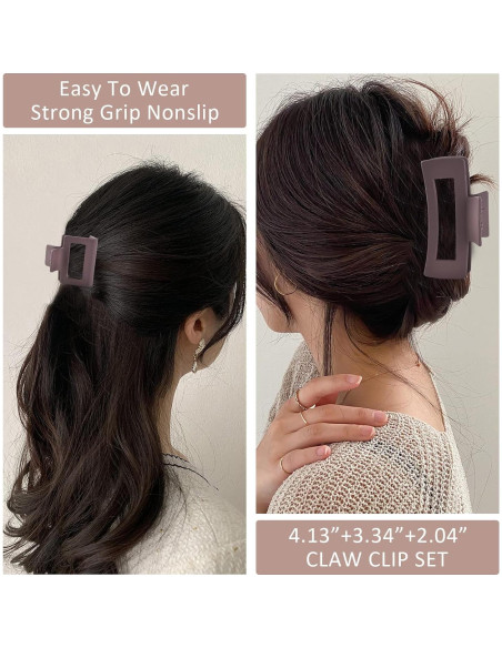 Paquete de 12 Clips de Pelo Misutaaa - Grande 10.4 cm y Pequeño 5.1 cm Paquete de 12 Clips de Pelo Misutaaa - Grande 10.4 cm y Pequeño 5.1 cm