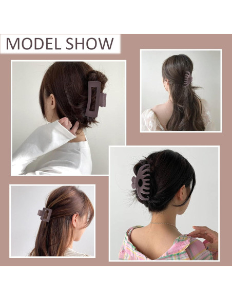 Paquete de 12 Clips de Pelo Misutaaa - Grande 10.4 cm y Pequeño 5.1 cm Paquete de 12 Clips de Pelo Misutaaa - Grande 10.4 cm y Pequeño 5.1 cm