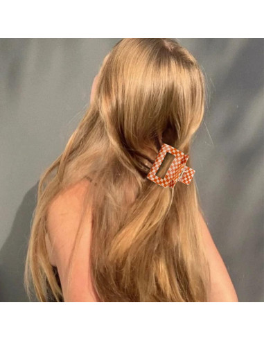 Clips de Garra a Cuadros Ahoney 4 Pack Y2K 5.08 cm