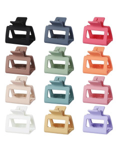 Clips de Garra para Cabello Medianos 12 Pcs - Colorido 2
