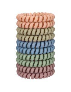 Tiras de Cabello en Espiral JessLab - Set 10 Pcs Colores Variados