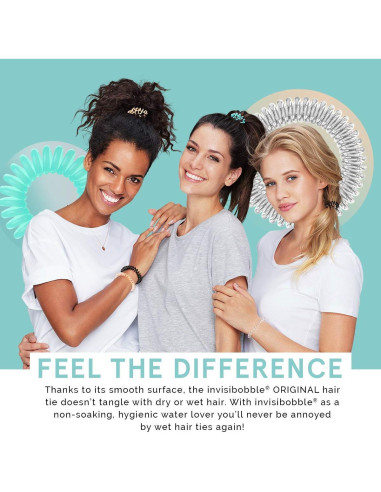 Cinta para Cabello Invisibobble Original Mint to Be - Pack de 3