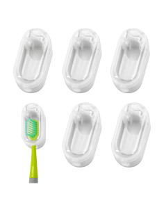 5 Cubiertas Protectores de Silicona para Cabezas de Cepillo