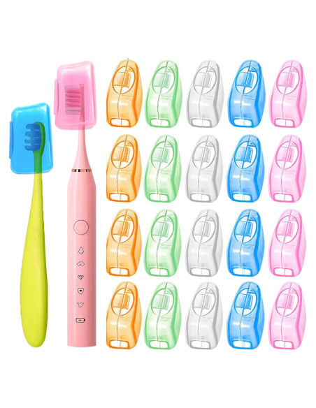 30 Cubiertas de Cabeza de Cepillo de Dientes Blvochnnt - Colorido