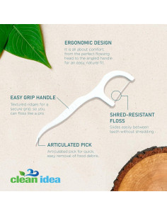 Hilo Dental Ecológico Clean Idea 300 Unidades Suave 2
