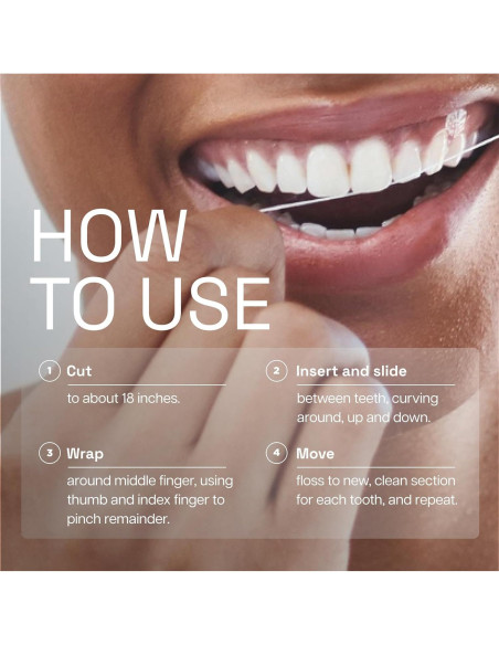 Hilo Dental Cerado REACH Canela 50.29m Paquete de 6