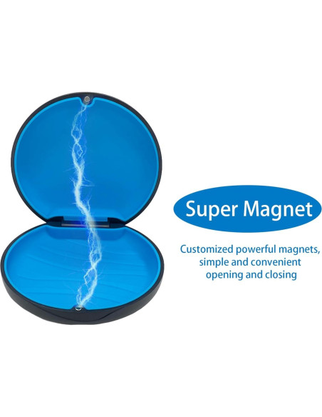 Estuche para Retenedor Maoerdental - 2 Paquetes Negro y Azul Silicona