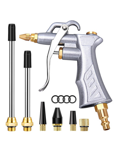 Pistola de Aire JASTIND Industrial con Boquilla Ajustable