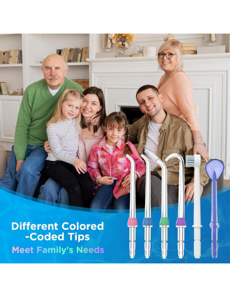 Cabezas de Reemplazo Waterpik Oralphi - Combo 6 Consejos